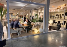 Within Mexil’s booth, one of the few Greek companies showcasing a 100% new collection, vibrant conversations took place across the stand.