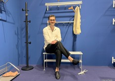 Robert, owner of Essem, was seen at the Swedish Pavilion during the event.