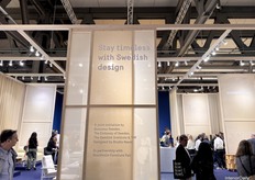 The entrance to the Swedish Pavilion, dedicated to family-run businesses.