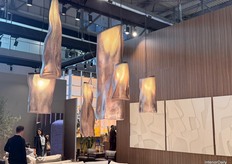 At Olta’s booth, a Polish designer presented a special collection of hanging lamp designs.