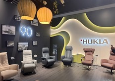 Polipol / Hukla celebrated 90 years at Salone del Mobile, showcasing its best-selling recliners.