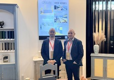 Sidi (sales manager, left) and Szel (CEO) at Szel Mob.