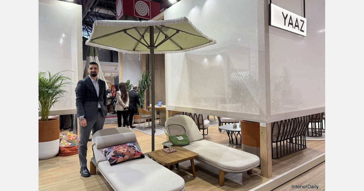 YAAZ brought outdoor living indoors at Maison&Objet with Patrick Norguet collaboration