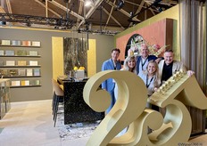 The team from Cerriva that proudly announced their 25th anniversary at the fair.