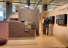 A look inside the beautifully furnished booth of Perletta.