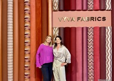 Carol Driessen and Tamar Eberwijn for the latest fabric collection of Vyva Fabrics.
