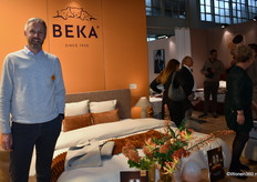 Tom De Coene of Belgian Beds, owner of the Beka brand, which last summer signed an exclusive distribution agreement with Luxury Bedding Company for the Dutch market.
