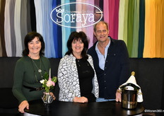 Christian Schuppen, Heidi Jorissen and Meindert Kraner of textile company Anemoon Trading, better known for its Soraya brand name.