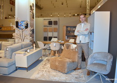 Melle de Lange of Starfurn, which focused on prospective Belgian and French customers at Furniture Fair Brussels.