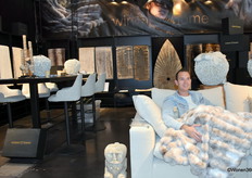 Edo Riedeman of Winterhome, known for its high-quality Vegan Fur, turned in a good exhibition.