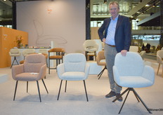 Jurgen Decruy of Young Line Furniture, best known for contemporary chairs with a soft line shape.