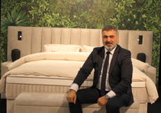 Umit Coban on ABC Bedding's Penelope bed.