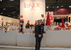 Owner Herman Hermans is at Maison&Objet for the first time with Timstor Christmas Creations.