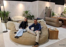 The large outdoor beanbag from Roolf Outdoor Living.