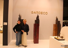 Sonja Crevits and Alexe Depla at Gardeco's new collection.