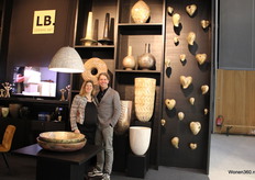 Owner and artist Engelbert de Wit and Inge Meijers.