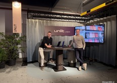 Left Arne Lubbers with Geert Wessels of Unlit Studio.