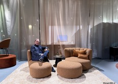 Leon Lemmen on a new model from KFF, Gaia Divano designed by Monica Armani.