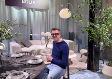Bas Quist of Home for Brands represented the company Bolia, which attended for the first time as an exhibitor.