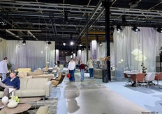 A view into the lobby of the Klokgebouw Eindhoven.