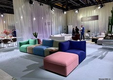 Pode was also back as an exhibitor. Shown here is the Chablo corner sofa by Böttcher & Kayser.