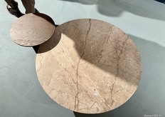 These coffee tables by Metaform did very well with visitors, according to owner Carlo.