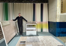 Mervyn Overbeek at Kvadrat's latest collections.