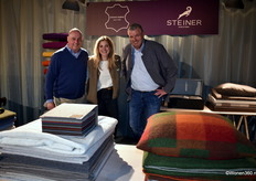 Steiner's entrepreneurial couple Han and Lisette Brocken with German agent Michael Graff on the right.