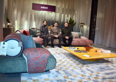 Saloni from Turkey stands for modern furniture, with f.l.r. Salari, Hinar and Derin.