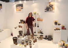 Owner Vicky callewaert with the victoria's concept with lots of animal prints.