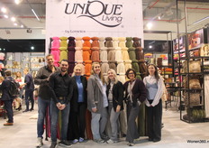 Unique Living by Lemetex home accessories, represented by the sales team.