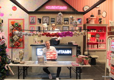 Owners Mischa van Raam (above) and Thomas van Rossum at Housevitamin's stand.