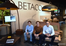 The men of Betaco on the Maddalene Daybed, which offers a comfortable and stylish place to relax, with a movable footrest that doubles as a lounger or side table. Designed by Mathias De Ferm.
