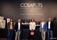 Cosapots by The Pots Company is keen to add a finishing touch to garden and interior, with from left to right Thomas Pocci, Bart Vanhoutte, Emma Ferrer Hepburn, Sweder Vossen and Laurent Gauthier.